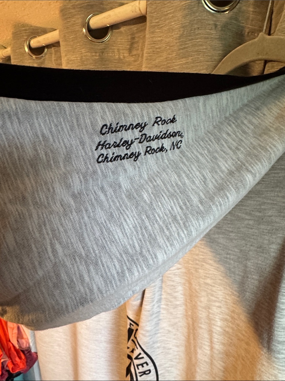 Harley-Davidson Light Gray & Black Sleeveless Hooded Tank - Picture 6 of 6